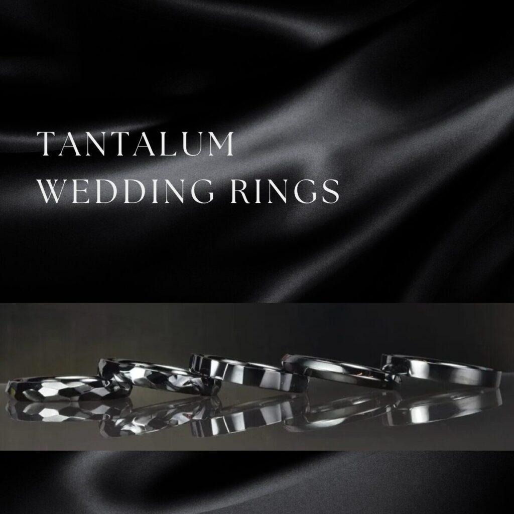 タンタル製結婚指輪6種のデザイン比較｜つや消し・アース柄・黒氷など人気仕上げ