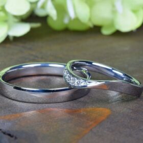ハフニウム結婚指輪
