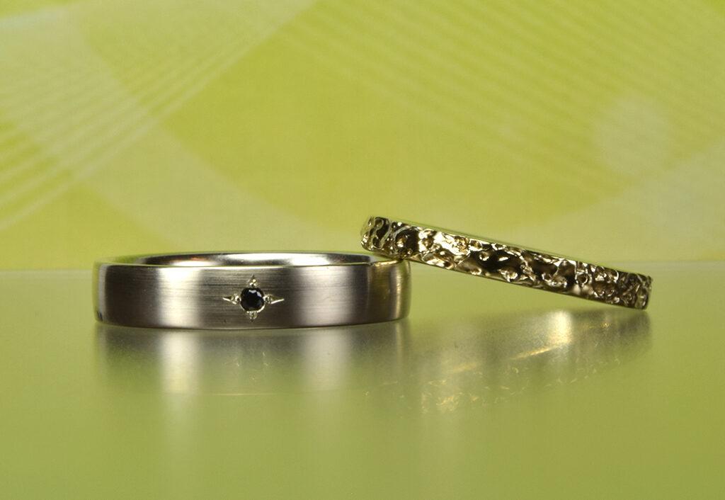 結婚指輪 コンビ K18