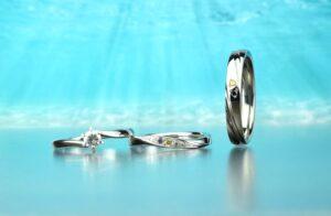 濱田様　結婚指輪 プラチナ　ジルコニウム