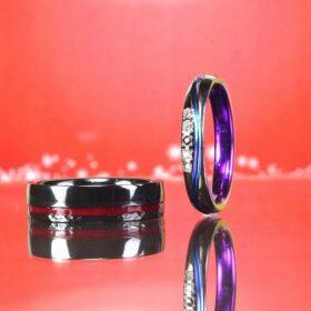 赤いライン 結婚指輪
