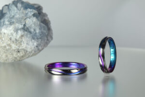 チタン結婚指輪　カラーリング　Ti