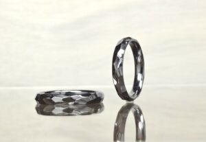 タンタル　Ta　3㎜幅　＜つち目＞結婚指輪