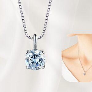 ダイヤモンドペンダント　4本爪スタンダード　カッコイイ