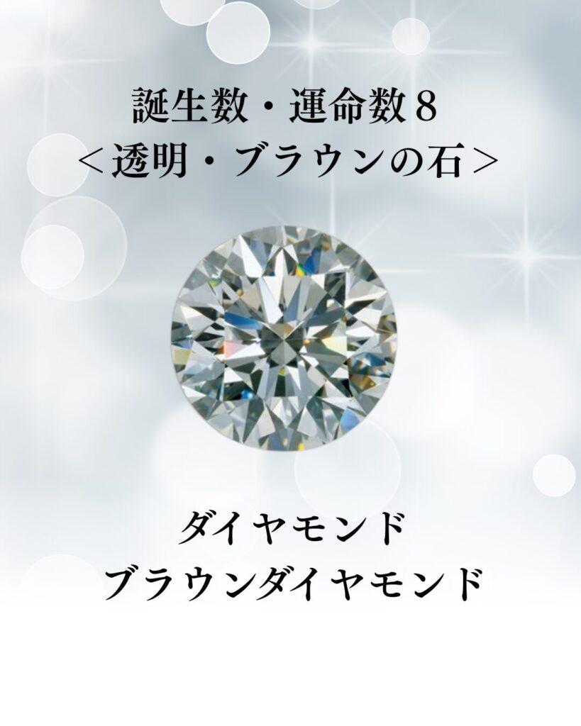 誕生数・運命数　透明の石