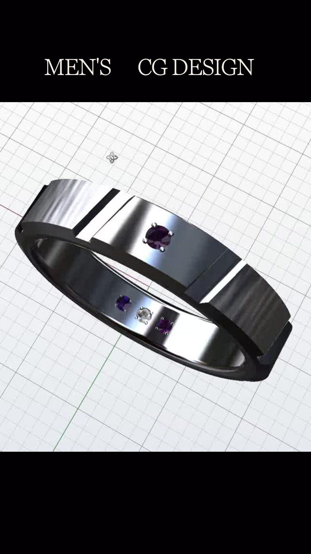 田中様 オーダーメイド ブラックジルコニウム