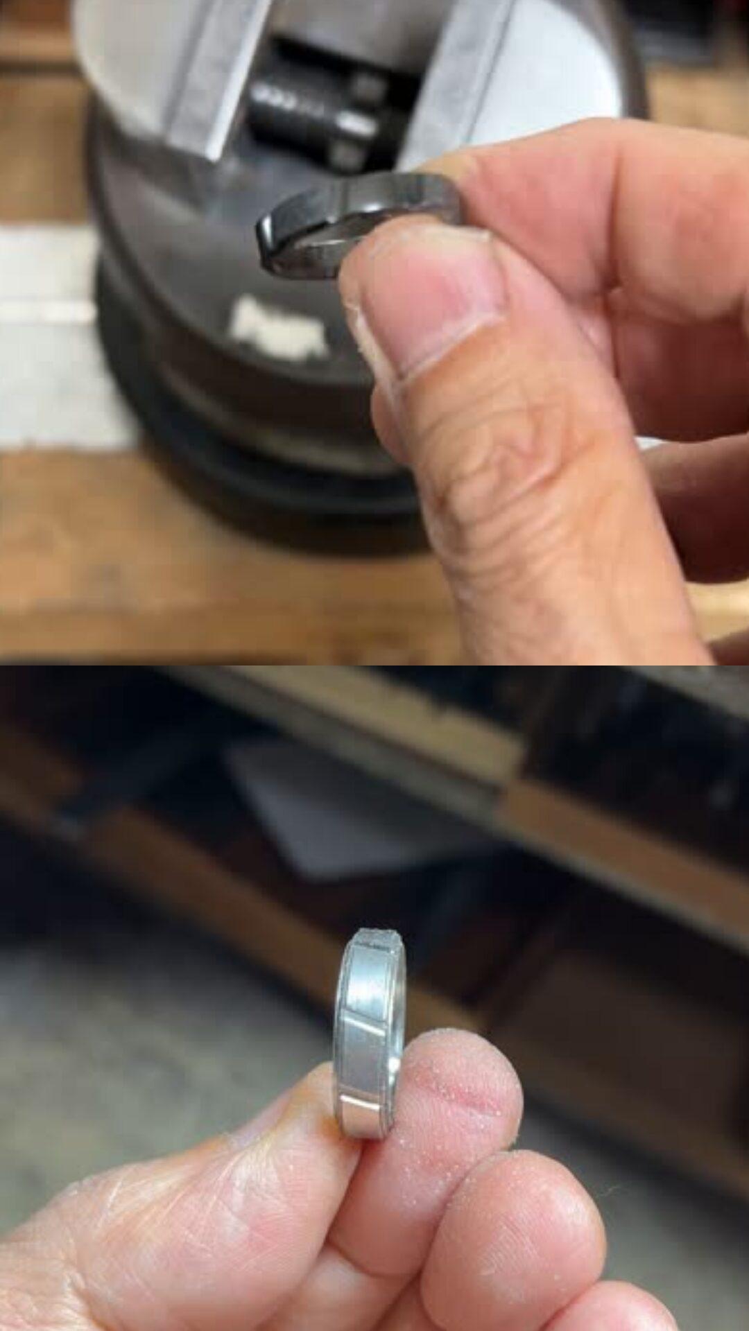 田中様 オーダーメイド ブラックジルコニウム