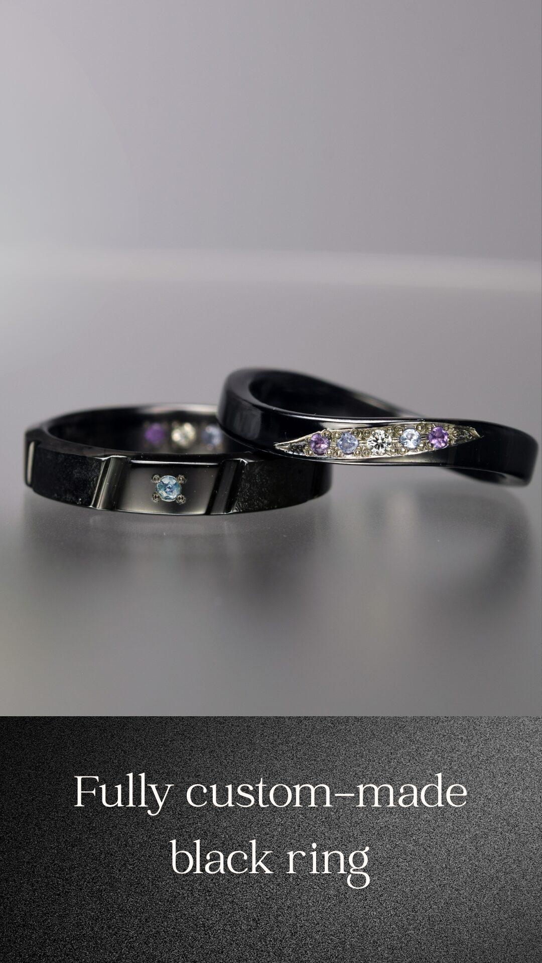 田中様 オーダーメイド ブラックジルコニウム